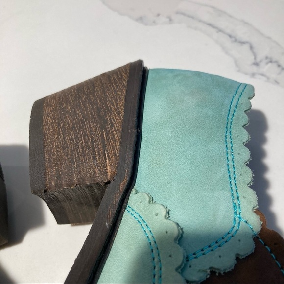 JOHN FLUEVOG Sz 7  Elise Adrianna Family Lace Up Nubuck Oxford Style Shoes - Picture 16 of 16